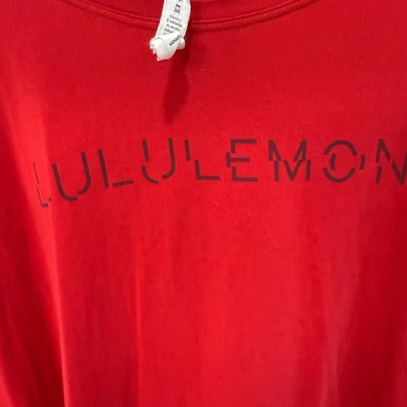 Lululemon Emerald Long Sleeve shirt in dark red SZ 8 - Picture 4 of 4